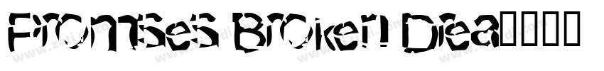 Promses Broken Drea字体转换